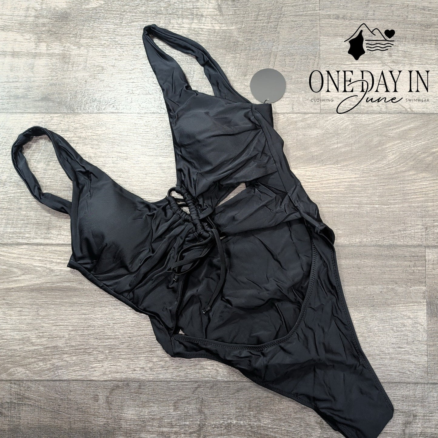 Chyrii Cut Out Thong One Piece Swimsuit Size XL