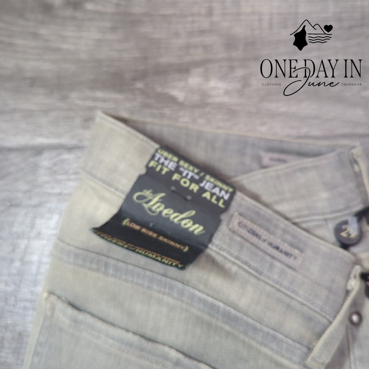 Citizens of Humanity Avedon Low Rise Skinny Jeans Gray NWT Size 29 (8)