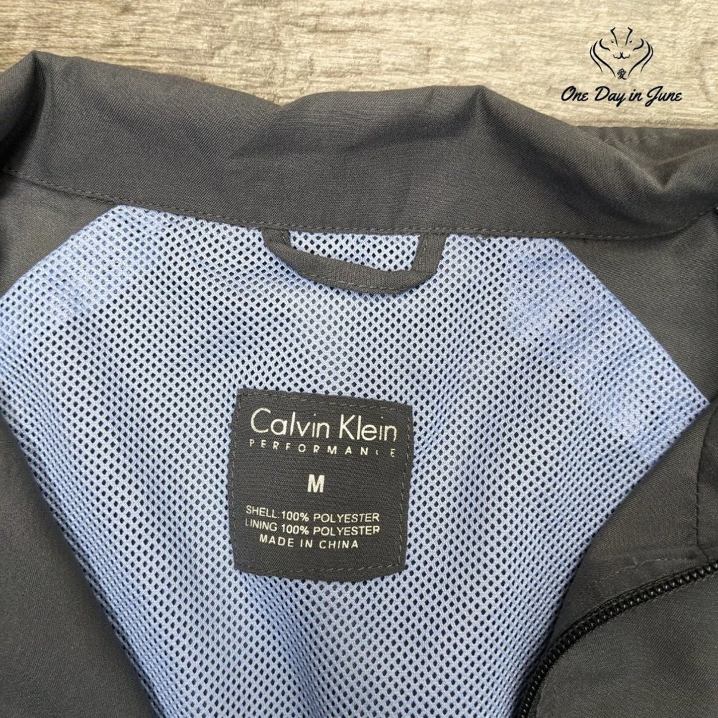 Calvin Klein Long Sleeve Zip Front Jacket Size M