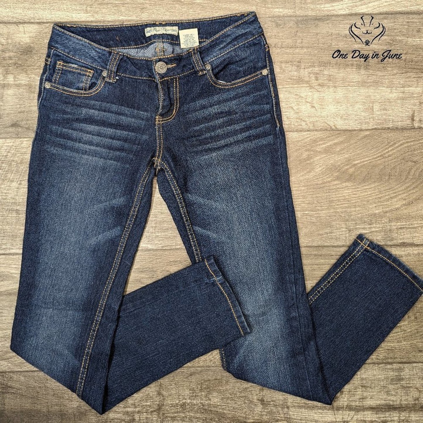 Paris Blues Juniors Straight Leg Jeans Size 5