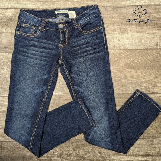 Paris Blues Juniors Straight Leg Jeans Size 5