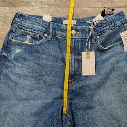 Good American Good Skate High Rise Wide Leg Jeans Indigo713 NWT $188 Size 10