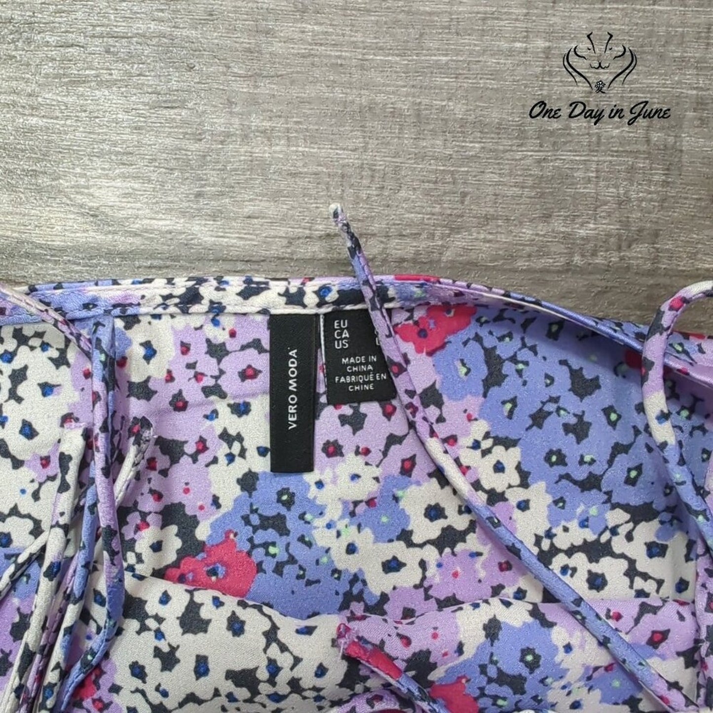 Vero Moda Tie Shoulder Tank Top Size L