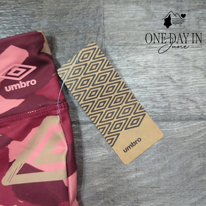Umbro Pink Camo Leggings Size M