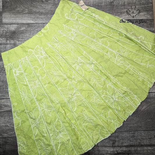 Coldwater Creek A Line Pleated Skirt Size XL