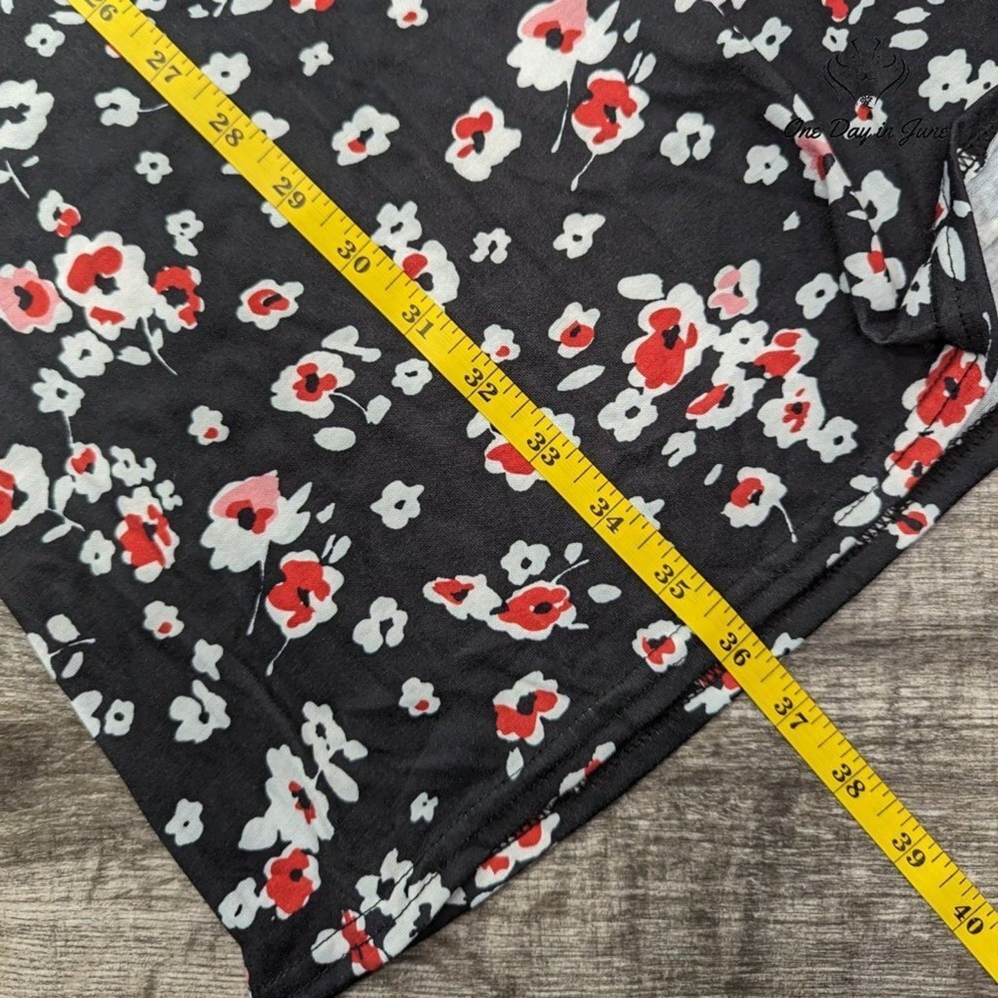 Upopby Floral Short Sleeve Mini Dress Size S