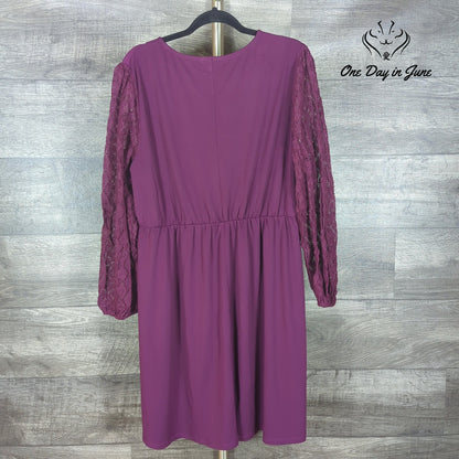 Maurices Long Lace Sleeve Mini Dress Size XXL