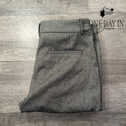 Loft The Riviera Slim Mid Rise Dress Pants Gray Tweed NWT Size 6