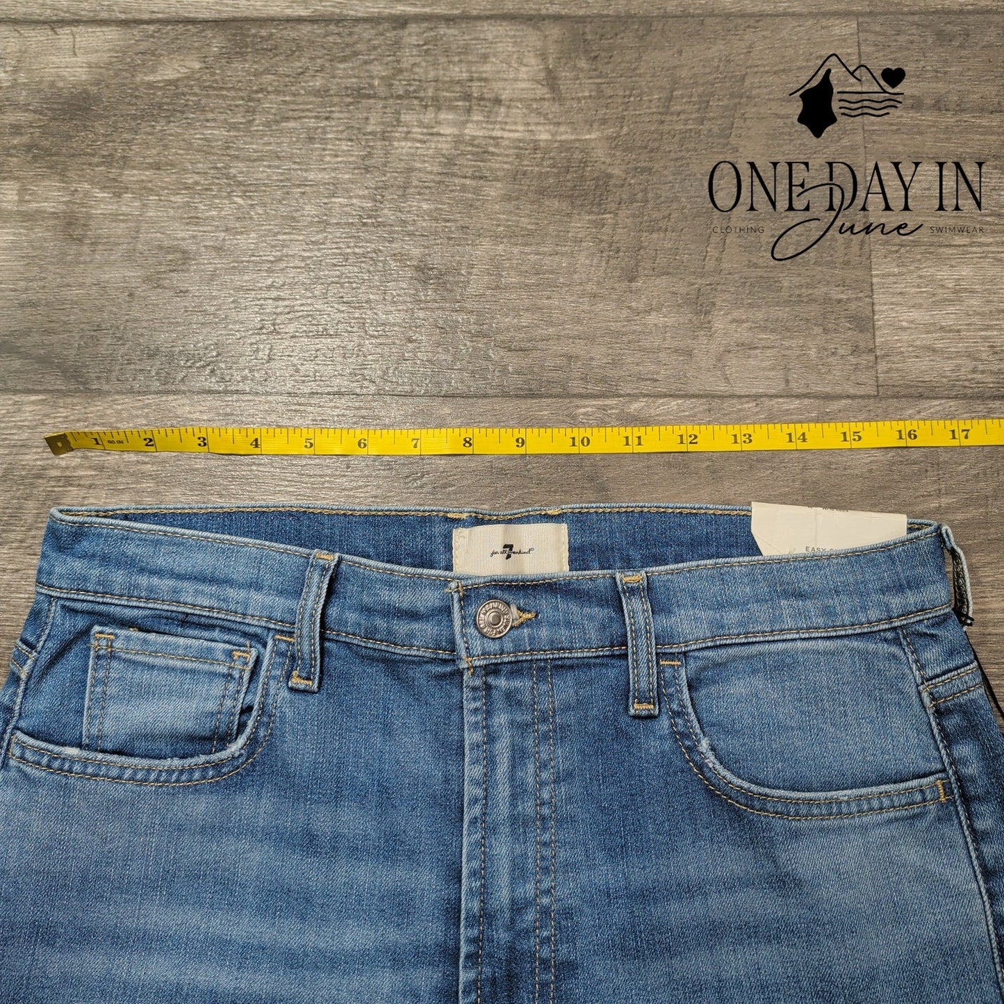 7 For All Mankind Easy Slim Jeans Floral Distressed High Rise NWT $248 Size 12