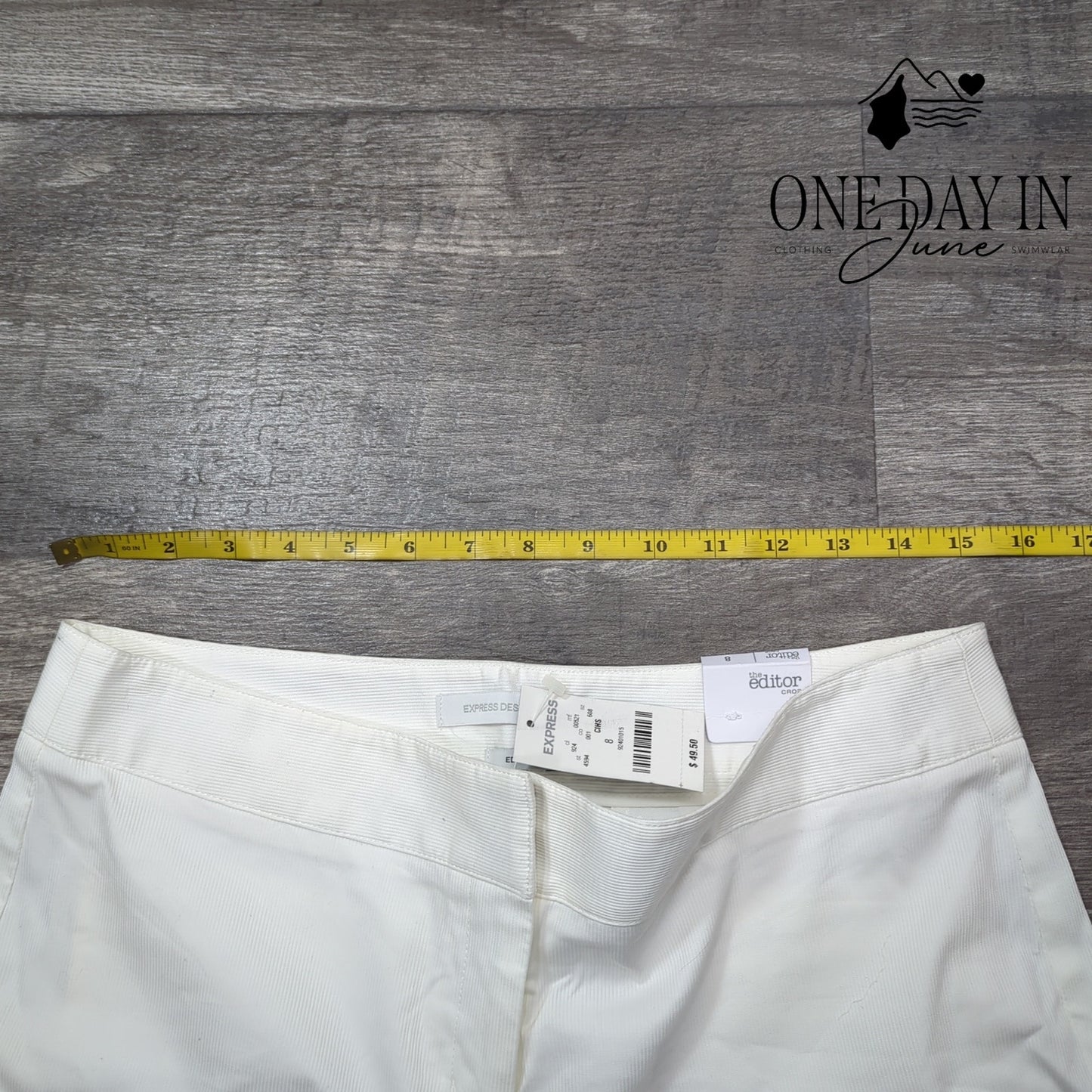 Express The Editor Low Rise Crop Pants Size 8