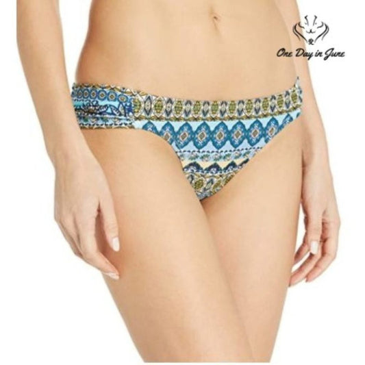 Jessica Simpson Side Shirred Hipster Bikini Bottom Size S