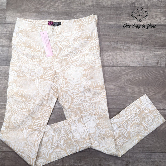 Peck & Peck Desert Sunset Straight Leg Pants Size 4