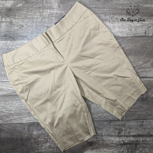 Worthington Modern Fit Bermuda Shorts Size 14