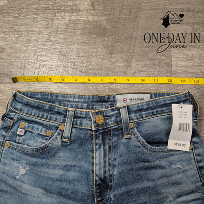 AG Adriano Goldschmied The Sophia High Rise Skinny Jeans Blue NWT Size 4