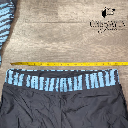 CharmLeaks Plus Size Cage Back Tankini Swimsuit Size 3XL