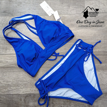 Cupshe Tie Back Tie Side Bikini Swimsuit Size S
