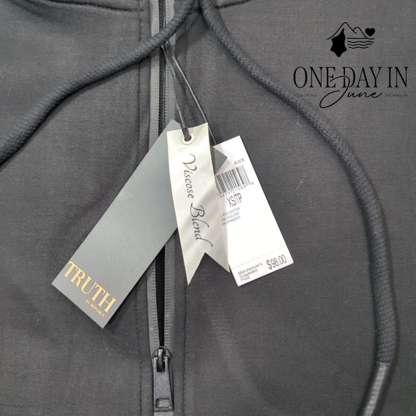 Truth Long Full Zip Sweatshirt Size XS