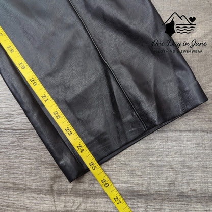 Marc New York Faux Leather Crop Pants Size 14