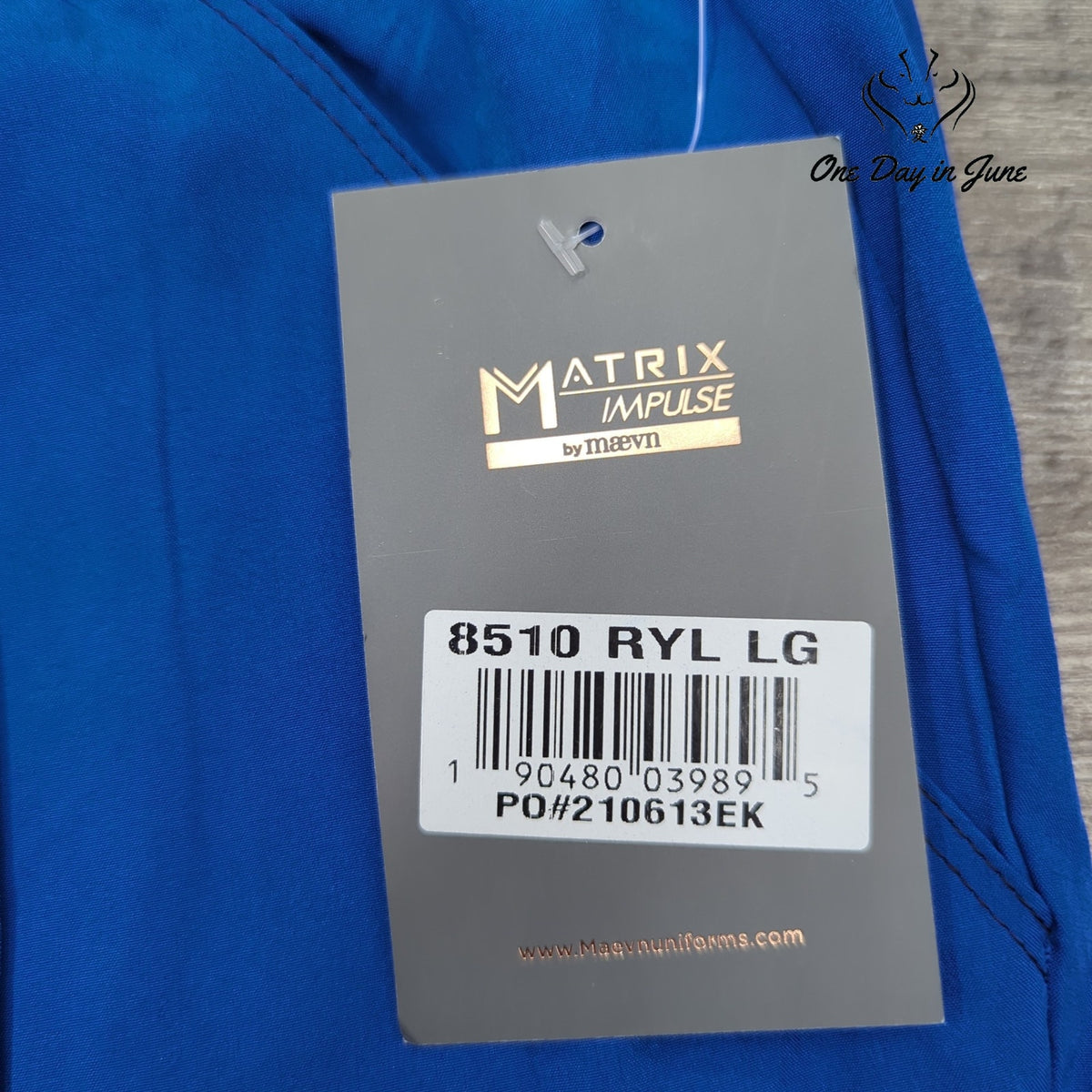 Maevn Matrix Impulse 8510 Cargo Scrub Pants Royal Blue NWT Size L