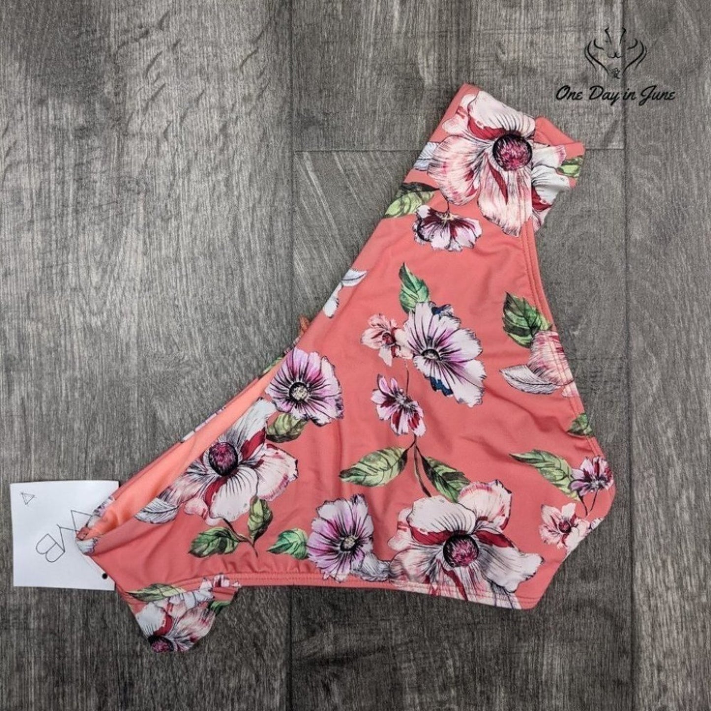 Vicious Young Babes Ruffled Full Coverage Bikini Bottom Swimsuit Size XS