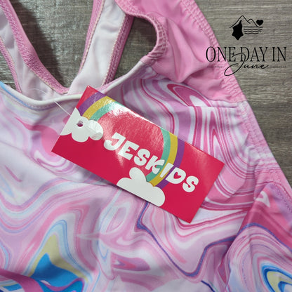 Jeskids Racerback One Piece Swimsuit Size 12-13Y