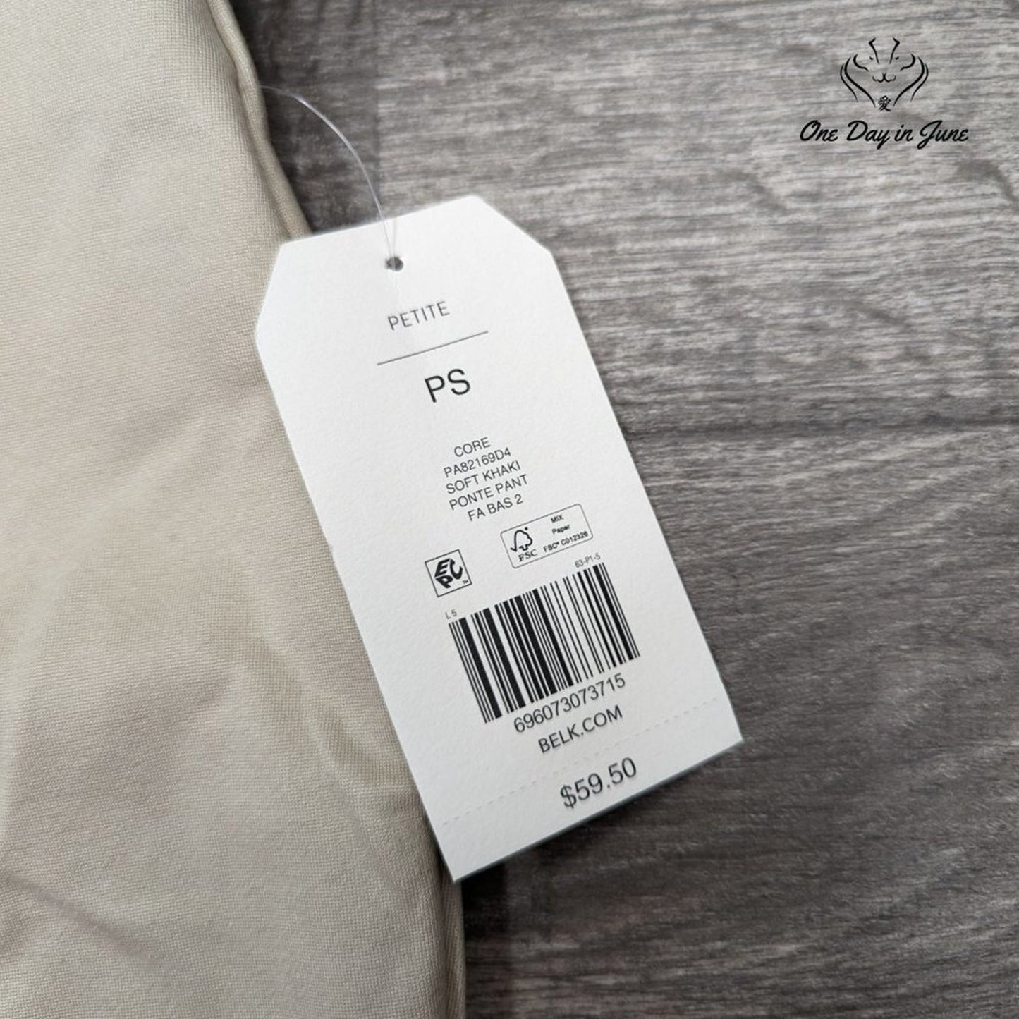 Wonderly Petite Soft Khaki Ponte Pants Size PS