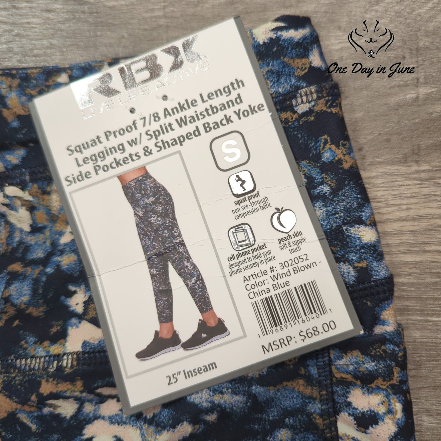 RBX Ankle Length Legging Pants Size S