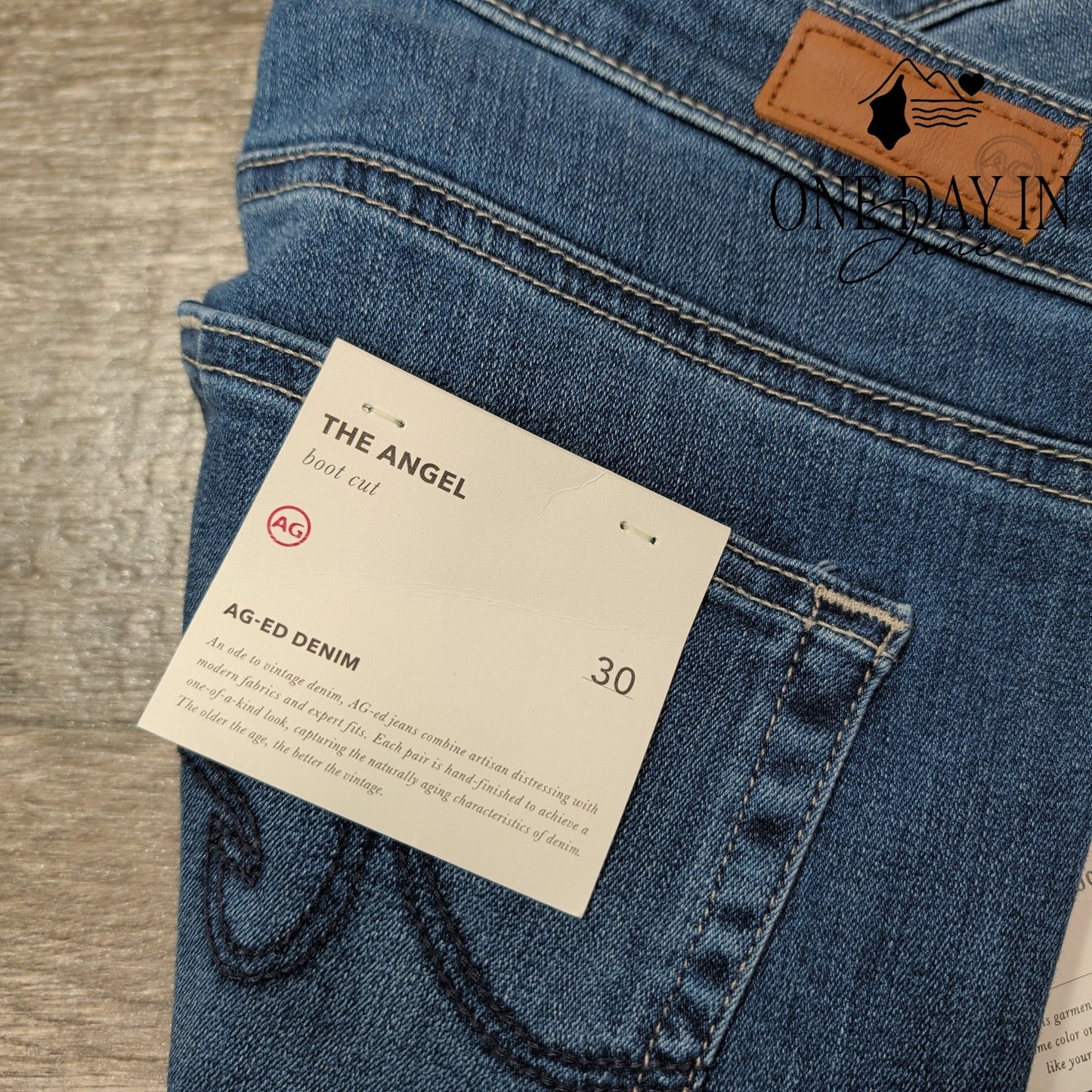 AG Adriano Goldschmied The Angel Bootcut Jeans AG-ed NWT $225 Size 10 (30)