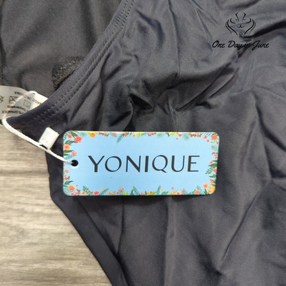 Yonique Blouson Racerback Tankini Swimsuit Size XS