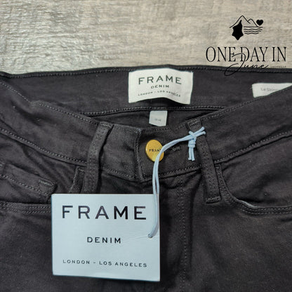 Frame Denim Le Skinny Black Stretch Skinny Jeans NWT Size 00 (24)