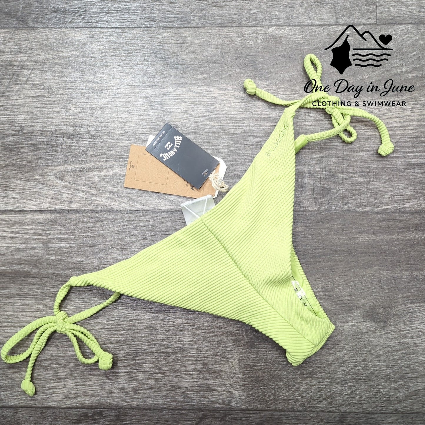 Billabong Tanlines Tanga Bikini Bottom Size M