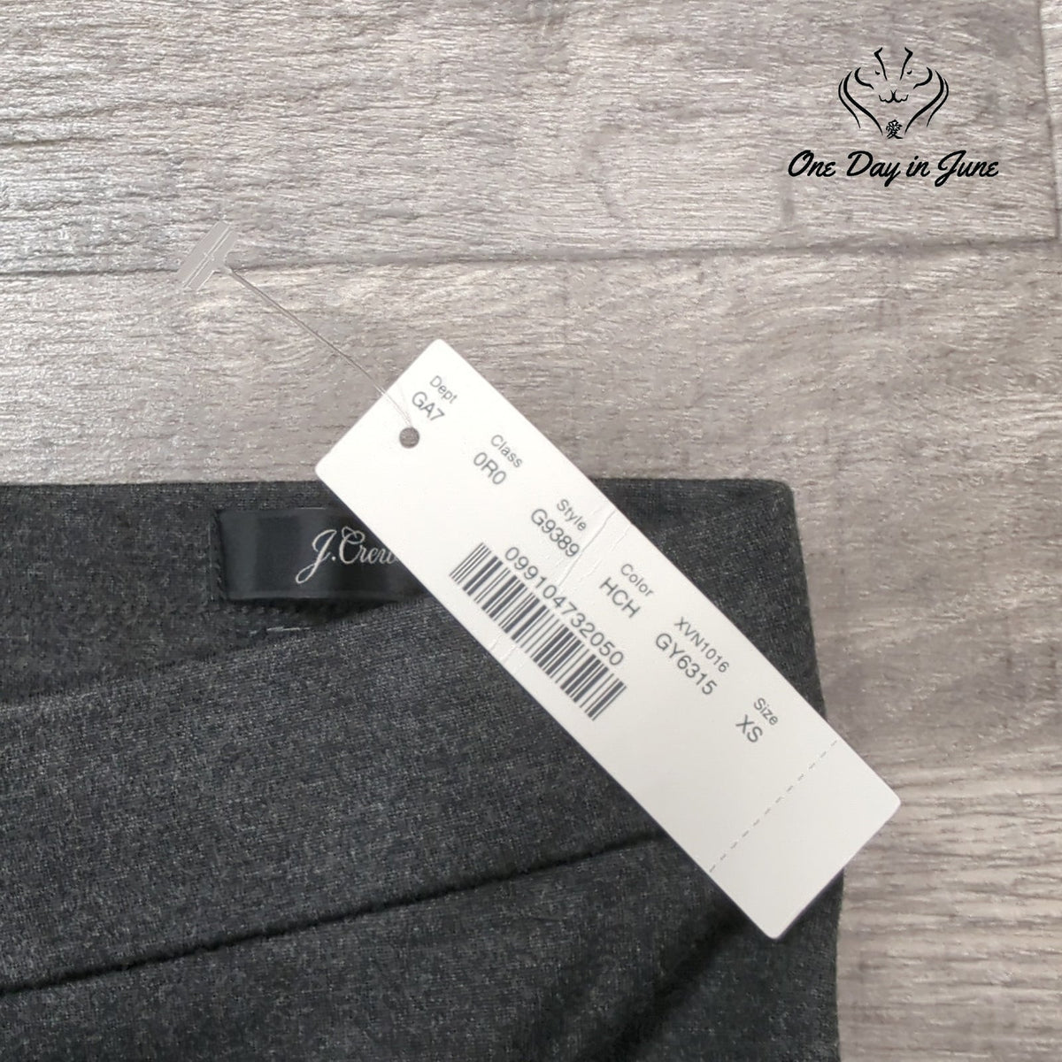 J.Crew Any Day Skinny Ankle Pants Charcoal Gray Stretch NWT Size XS