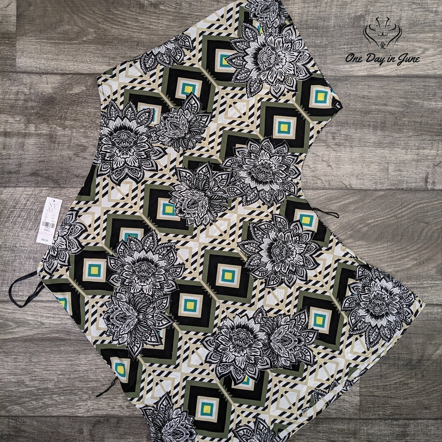 New York & Company One Shoulder Blouse Size S