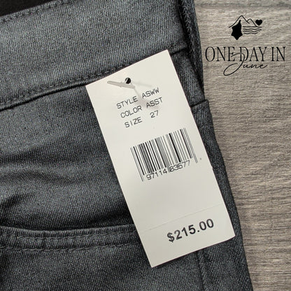AG Adriano Goldschmied Farrah Skinny Ankle Jeans Gray NWT $215 Size 4 (27)