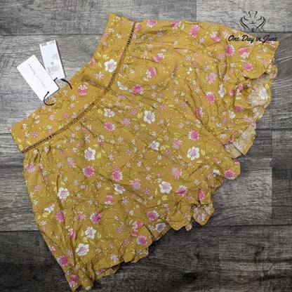 Chelsea & Theodore Women's Floral Side Zip Skort Size M