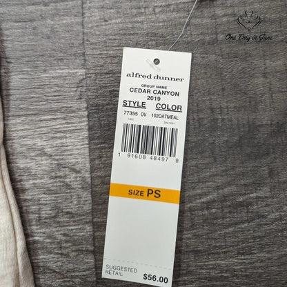 Alfred Dunner Petite Embroidered Top Size PS