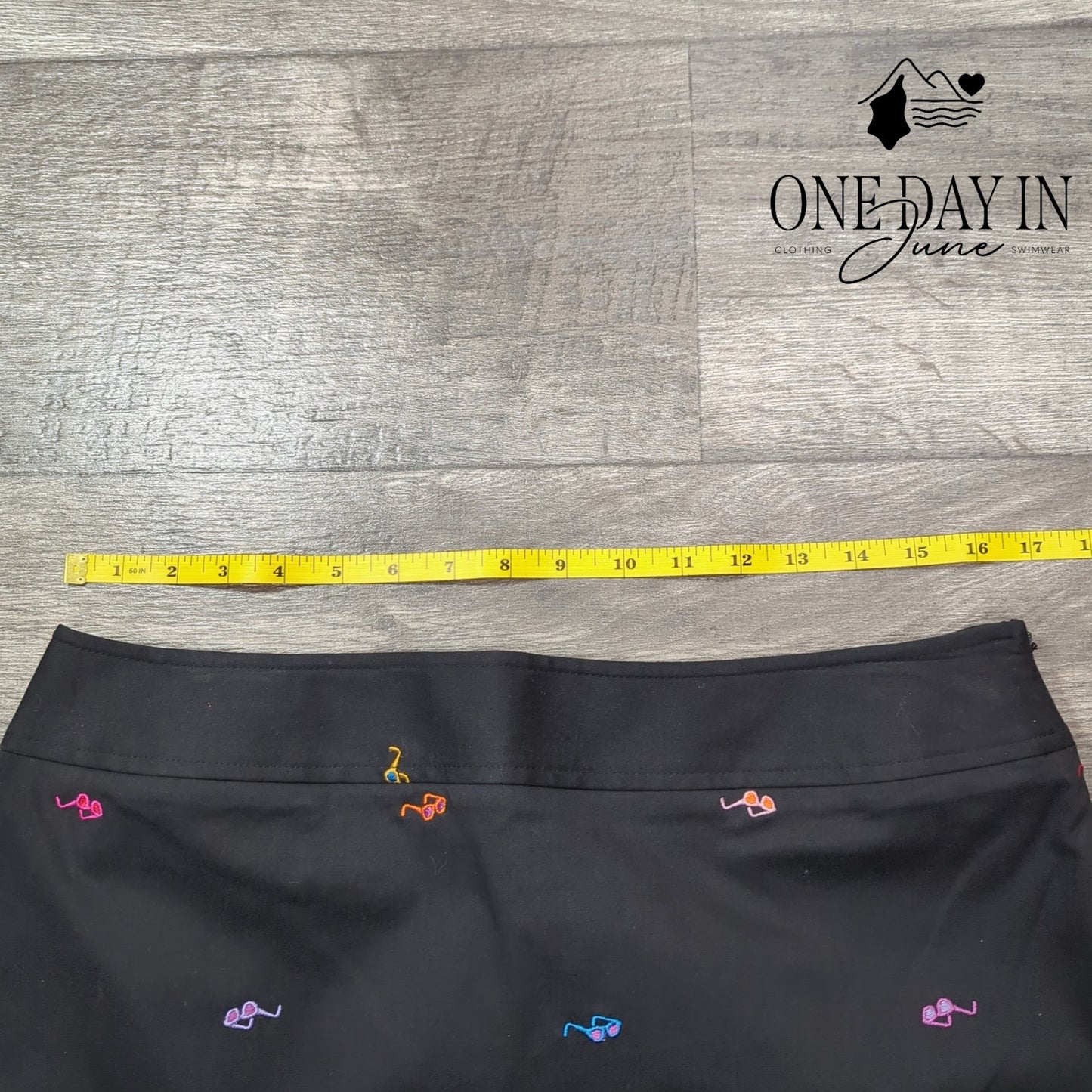 Rafaella Embroidered Mini Skirt Size 12