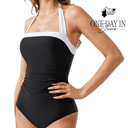 CharmLeaks Halter One Piece Swimsuit Size XL