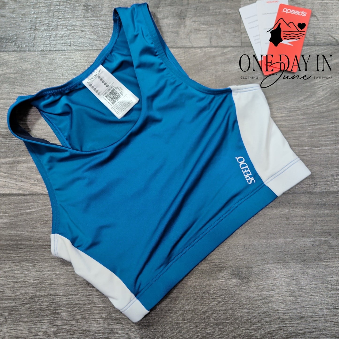 Speedo Turkish Sea Crop Top Size XS