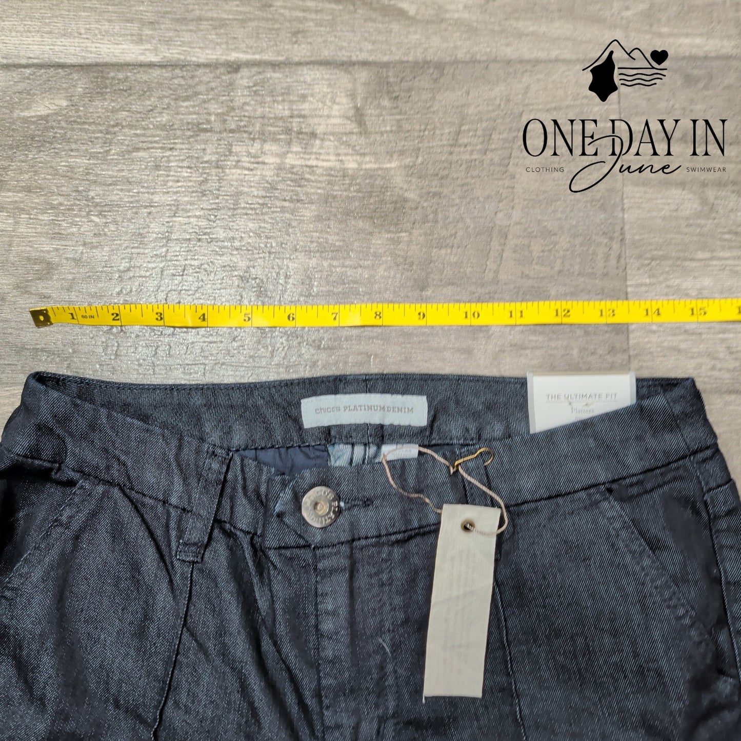 Chico's The Ultimate Fit Platinum Denim Trouser Jeans Size Chico's 0 (4)