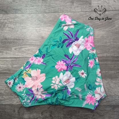 Cupshe Floral Tummy Control Bikini Bottom Size XL