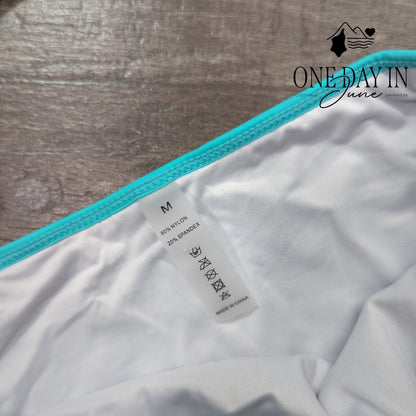 Charmo High Waist Crop Bikini Swimsuit Size M