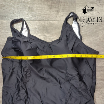 Aleumdr Cage Back One Piece Swimsuit Size XXL