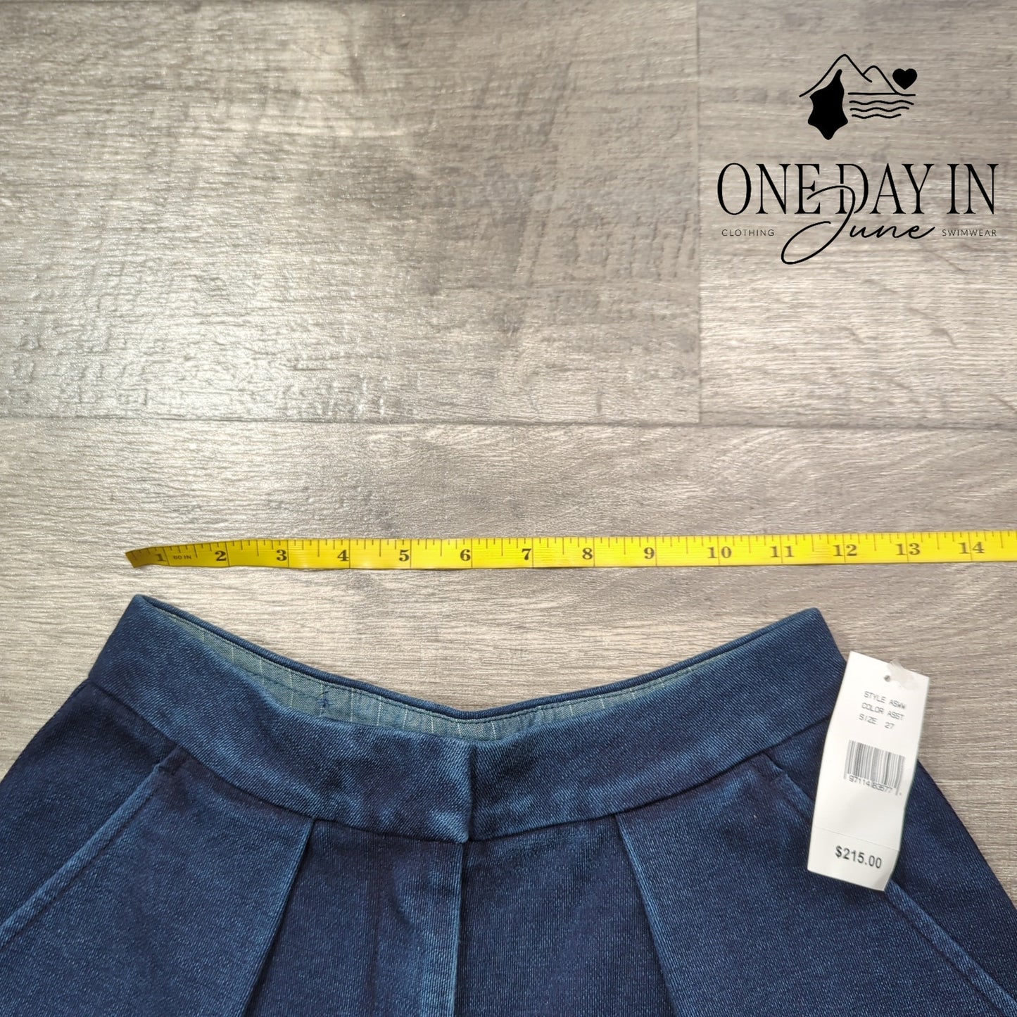 AG Adriano Goldschmied High Waist Wide Leg Coulotte Jeans Size 27 (4)