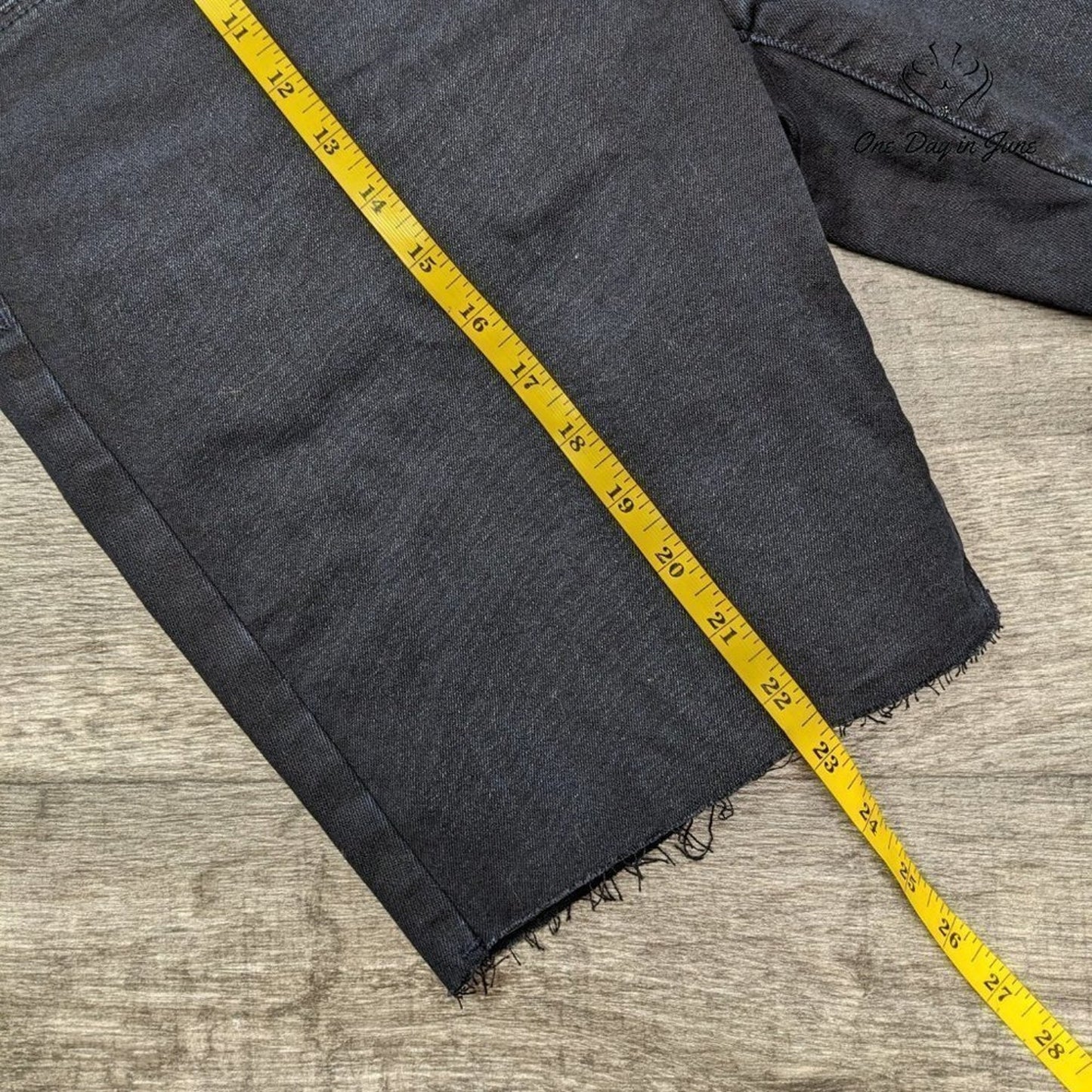 Isabel Maternity Denim Bermuda Shorts Size 8