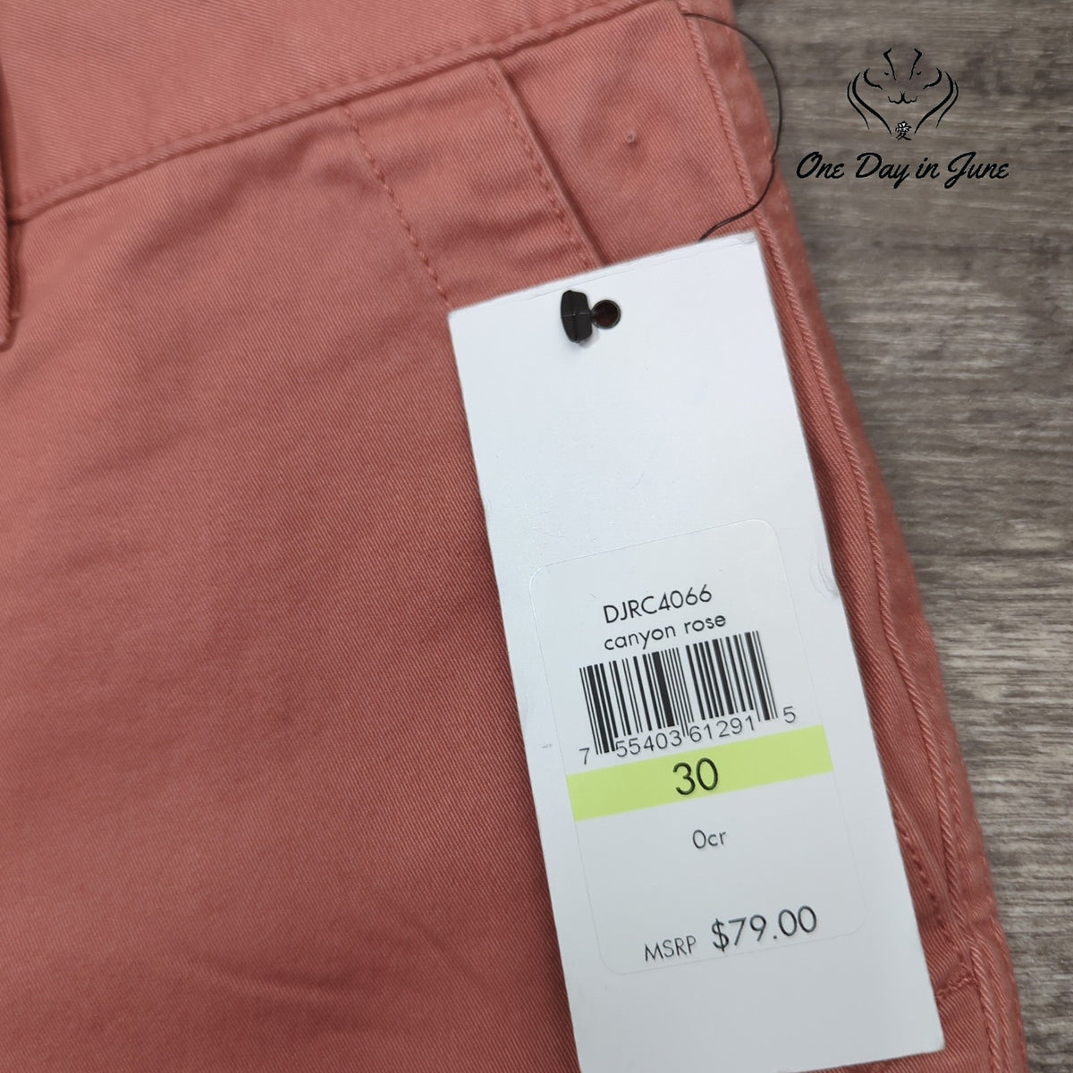 DKNY High Rise Slim Straight Jeans Pink Canyon Rose NWT Size 10