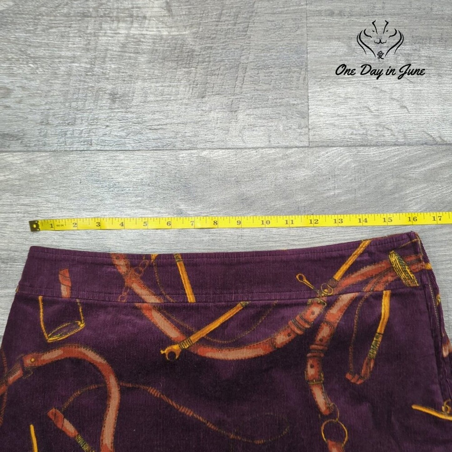 Talbots Petite Corduroy Mini Skirt Size 8P