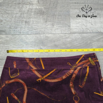 Talbots Petite Corduroy Mini Skirt Size 8P