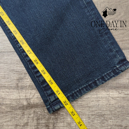 True Religion Geno Flap Big T Relaxed Slim Jeans Men's Blue NWT Size 33X32