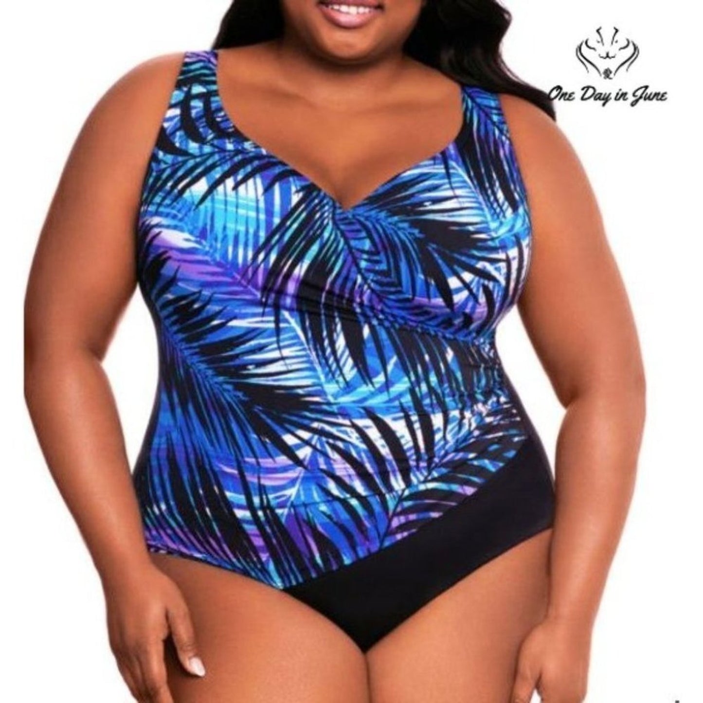 St. John's Bay Leaf One Piece Size 18W